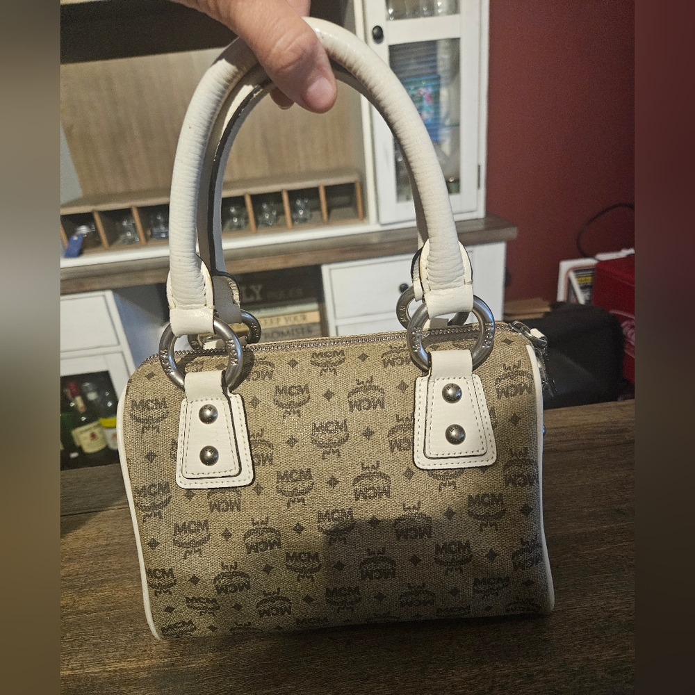 MCM Munchen Mini Bowler Bag - Picture 2 of 16